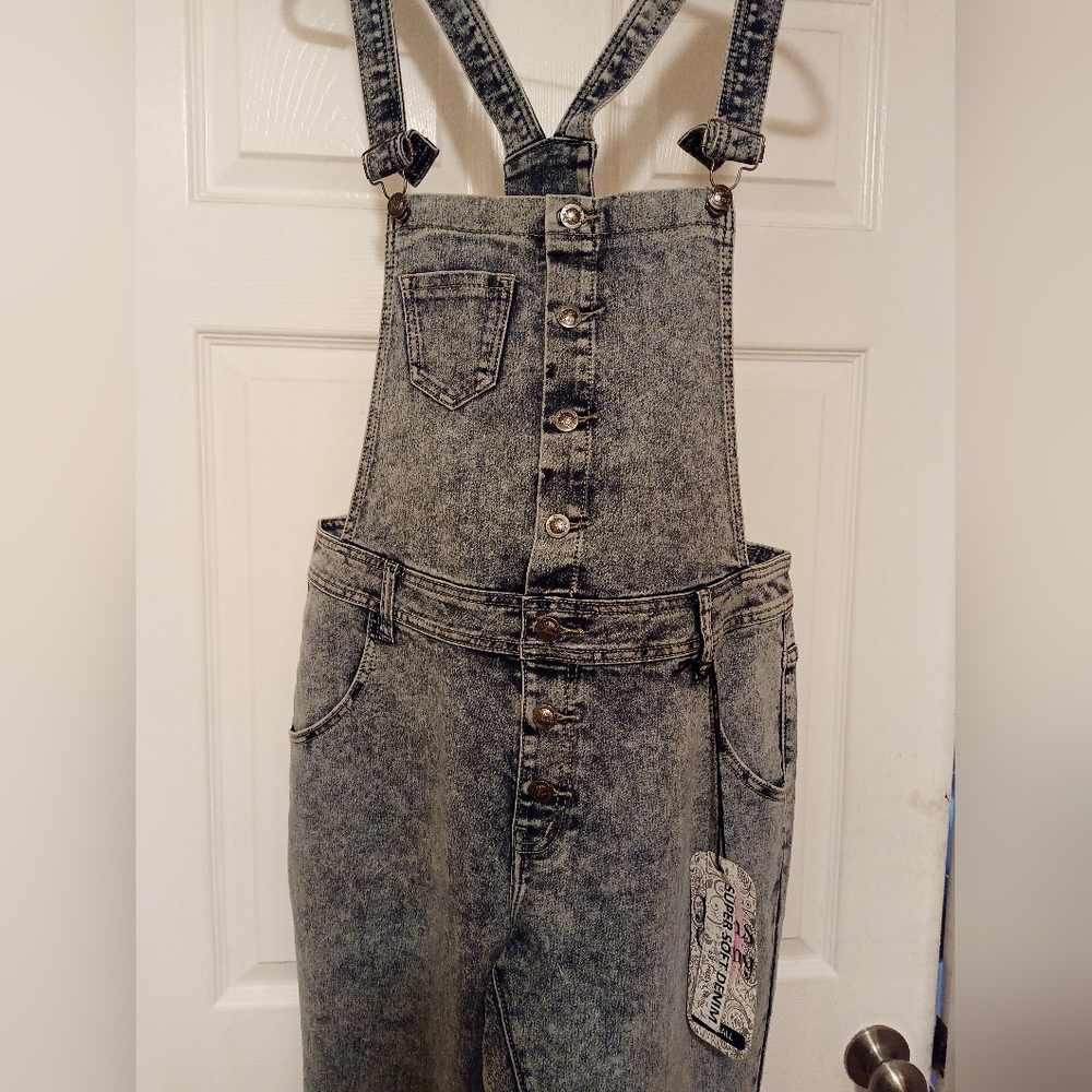 DENIM OVERALLS - Picture 3 of 8